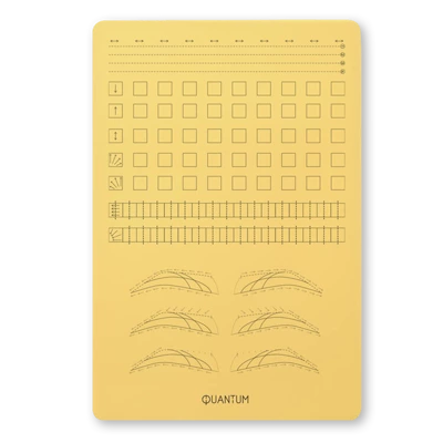 Latexhaut für Übungen An Augenbrauen, Segmenten, Verbindungen und Linien (A4)