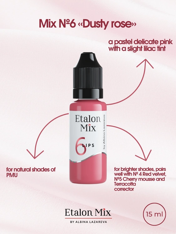 ETALON Mix 6 Dusty Rose 15 ml