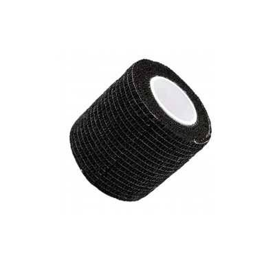 Selbstklebendes elastisches Bandage-Grip-Band 5 cm - Schwarz