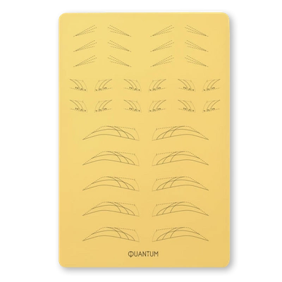 Practice skin for pigmentation yellow A4 – Ends, beginnings, brows