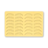 Skórka do ćwiczeń pigmentacji żółta A4 - Brwi - pozioma