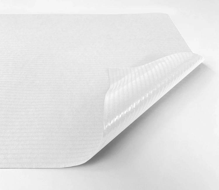 Tissue and foil sanitary pads in a roll of 40m - 50 cm wide