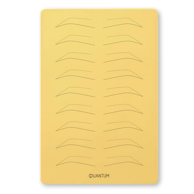 Practice skin for pigmentation yellow A4 – Open brows