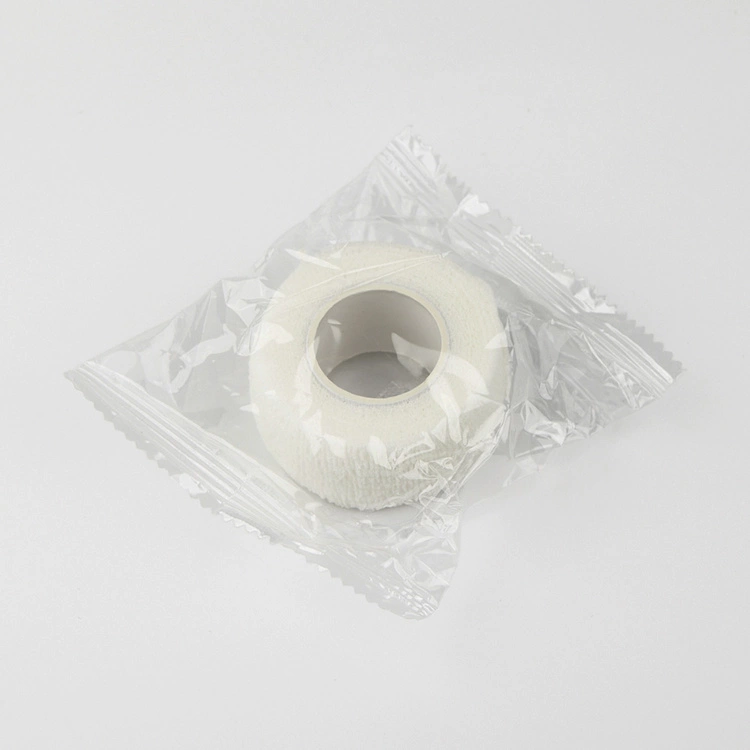 Self-Adhesive Elastic Bandage Grip Tape 2.5cm - White