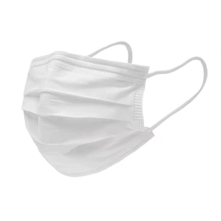 Einweg-Vlies-Schutzmaske 3-lagig - 50 Stk., weiß