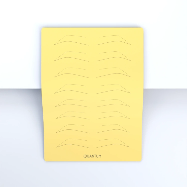 Practice skin for pigmentation yellow A4 – Open brows