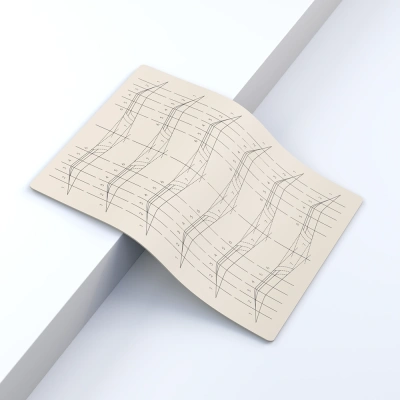 Übungshaut für pigmentierung beige A5 – Scharfe winkel brauen