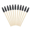 Wimpern- und Augenbrauenbürsten aus Bambus - Schwarz (50 Stück)