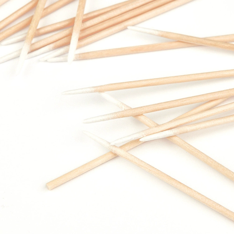 Precision Wooden Cotton Swabs (100 pcs)