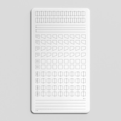 Latex Skin for Pigmentation Practice - Segments, Connections, Lines (white)