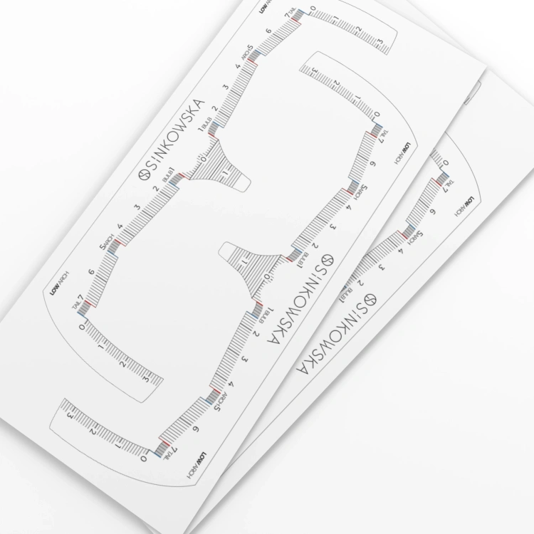 Linijki samoprzylepne do brwi - LOW Arch (10 szt.)