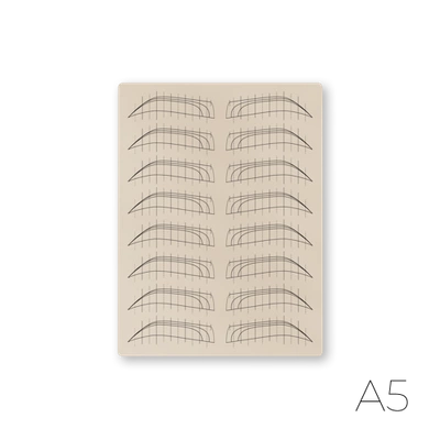 Practice skin for pigmentation beige A5 – Brows