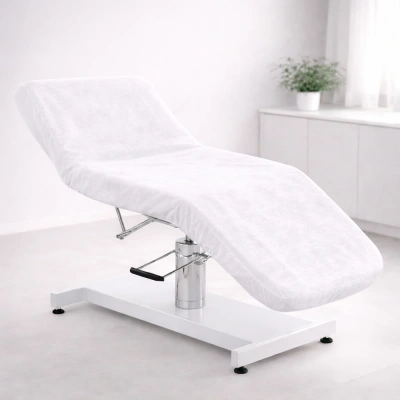 Prześcieradło z gumką na łóżko zabiegowe - 80 x 205 cm 10 szt.