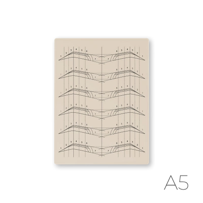 Practice skin - Eyebrow sharp angles (A5)