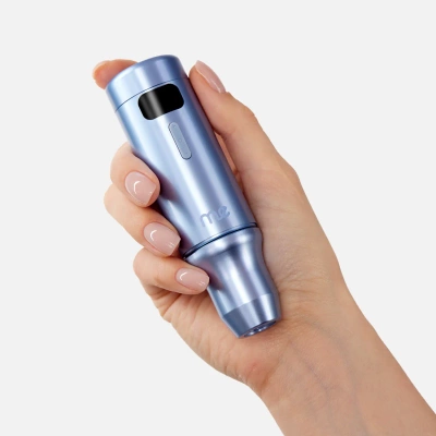 Bezprzewodowa maszynka do makijażu permanentnego ME - Niebieski Mat